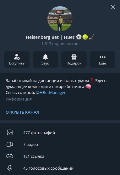 Heisenberg Bet | HBet телеграмм